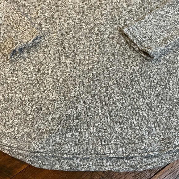 Outpost Makers Men’s Gray Marled Knit Hoodie Sweater Pullover Long Sleeve Size L - Picture 7 of 10